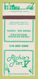 Matchbook Cover - Richie's Pier V Colonie NY 30 Strike