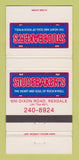 Matchbook Cover - Studebaker's Rexdale ON 30 Strike