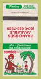 Matchbook Cover - Sambo's Pancake House WEAR 30 Strike
