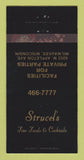 Matchbook Cover - Strucel's Restaurant Milwaukee WI WEAR 30 Strike