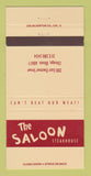 Matchbook Cover - Saloon Steak House Chicago IL 30 Strike