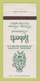 Matchbook Cover - Robert's Restaurant Knoxville TN 30 Strike