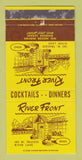Matchbook Cover - River Front Restaurant Reno NV WEAR 30 Strike