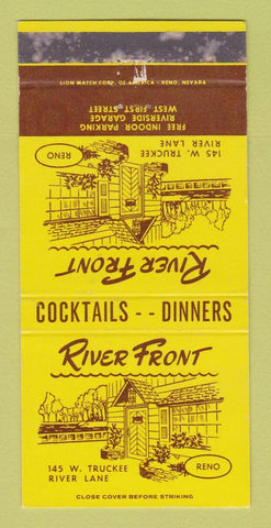 Matchbook Cover - River Front Restaurant Reno NV WEAR 30 Strike