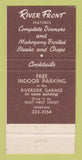 Matchbook Cover - River Front Restaurant Reno NV WEAR 30 Strike