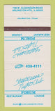 Matchbook Cover - Streetscapes Night Club Arlington Heights IL 30 Strike