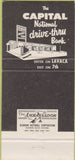 Matchbook Cover - Capital National Bank Austin TX 30 Strike