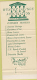 Matchbook Cover - Hunter Savings Assn Banking Dayton OH 30 Strike