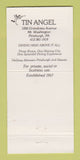 Matchbook Cover - Tin Angel Restaurant Pittsburgh PA 30 Strike