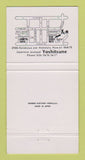 Matchbook Cover - Yoshitsune Sushi Japanese Honolulu Hawaii 30 Strike