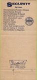 Matchbook Cover - Security Savings  and  Loan Bank Cincinnati OH 30 Strike