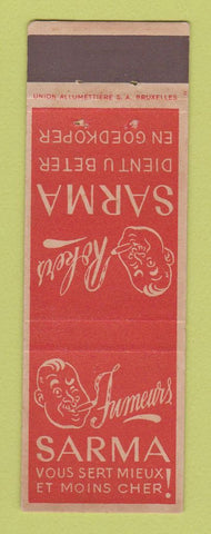 Matchbook Cover - Sarma Tobacco Belgium