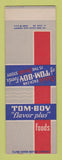Matchbook Cover - Tom Boy Foods SAMPLE