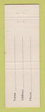 Matchbook Cover - Chances Restaurant Tucson AZ