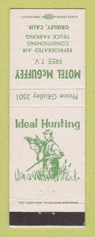 Matchbook Cover - Motel McGuffey Gridley CA