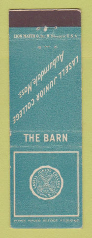 Matchbook Cover - LaSell Junior College Auburndale MA The Barn