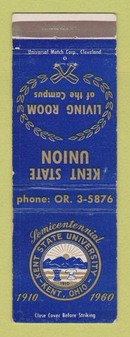 Matchbook Cover - Kent State University 1960 Kent OH WEAR