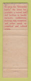 Matchbook Cover - Kent State University 1960 Kent OH WEAR