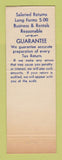 Matchbook Cover - Mel Jackson Income Tax Service Norfolk VA