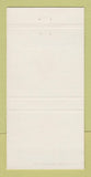 Matchbook Cover - Wagon Wheel Cafe Chugwater WY GREEN 30 Strike