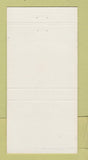 Matchbook Cover - Wagon Wheel Cafe Chugwater WY WHITE 30 Strike