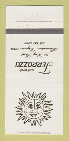 Matchbook Cover - Ristorante Terrazza Alexandria VA 30 Strike