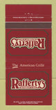 Matchbook Cover - Rafferty's Restaurant 30 Strike