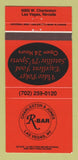 Matchbook Cover - Charleston & Jones R Bar Las Vegas NV 30 Strike