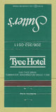 Matchbook Cover - Tyee Hotel Sutter's Tumwater WA 30 Strike