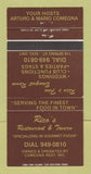 Matchbook Cover - Rico's Restaurant Tavern Sault Ste Marie ON 30 Strike