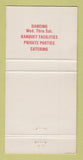 Matchbook Cover - Sir Waldo's Restaurant Lakewood Colorado WEAR 30 Strike