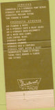 Matchbook Cover - Clarkson Power Flow car parts Kansas City MO 30 Strike