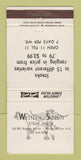Matchbook Cover - Western Sizzlin Steak House Rocky Mount NC 30 Strike