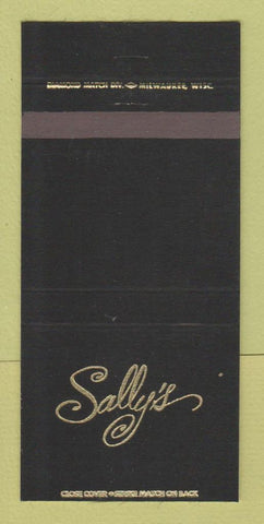 Matchbook Cover - Sally's Steak House Milwaukee WI 30 Strike