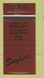 Matchbook Cover - Sayler's Old Country Kitchen 30 Strike