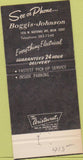 Matchbook Cover - Boggis Johnson Electric Milwaukee WI 30 Strike
