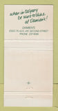 Matchbook Cover - Spinnakers Restaurant Toronto ON WEAR 30 Strike