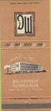 Matchbook Cover - Mid Continent National Bank 30 Strike
