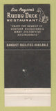 Matchbook Cover - Ben Payson's Ruddy Duck Sherman Oaks CA 30 Strike