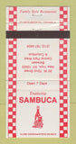Matchbook Cover - Trattoria Sambuca New York City 30 Strike