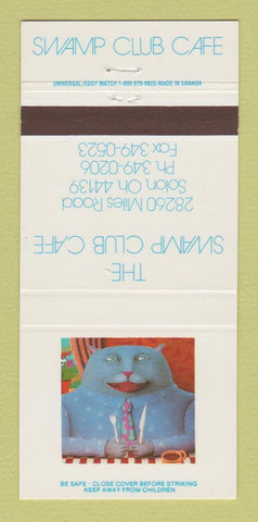Matchbook Cover - Swamp Club Cafe Solon OH 30 Strike
