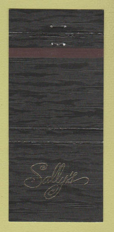 Matchbook Cover - Sally's Steak House Milwaukee WI 30 Strike