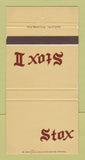 Matchbook Cover - Stox II Buena Park CA Downey 30 Strike