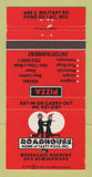 Matchbook Cover - Roadhouse Pizza Fond Du Lac WI 30 Strike
