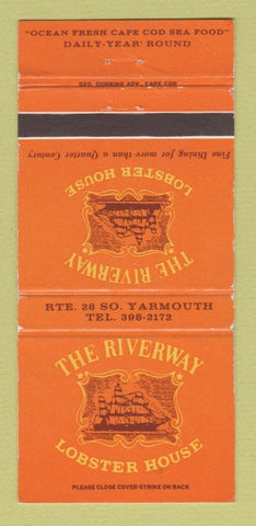 Matchbook Cover - Riverway Lobster House South Yarmouth MA WEAR 30 Strike