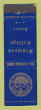 Matchbook Cover - Simmons College Boston MA WEAR