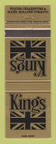 Matchbook Cover - Kings Cigarettes Tobacco Canada