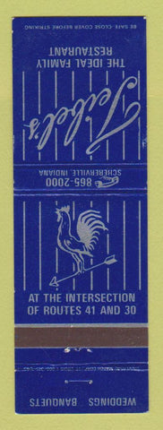 Matchbook Cover - Teibel's Restaurant Schererville IN WEAR