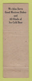 Matchbook Cover - Freddie's Doll House Austin TX pinup WWII