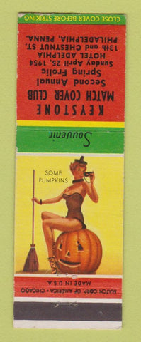 Matchbook Cover - Keystone Match Club Philadelphia PA pinup